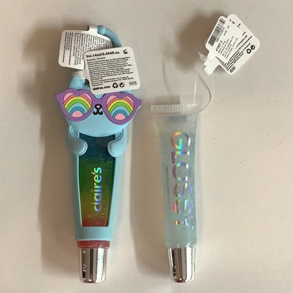 Claires Lip Gloss Bundle New With Tags - Picture 1 of 2